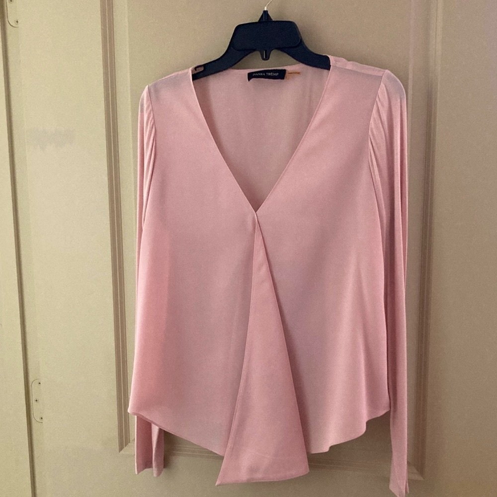 Ivanka Trump Pink Blouse, size Large